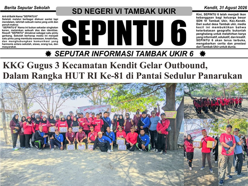 KKG GUGUS 3 KECAMATAN KENDIT GELAR OUTBOUND DALAM RANGKA HUT KEMERDEKAAN RI KE-81